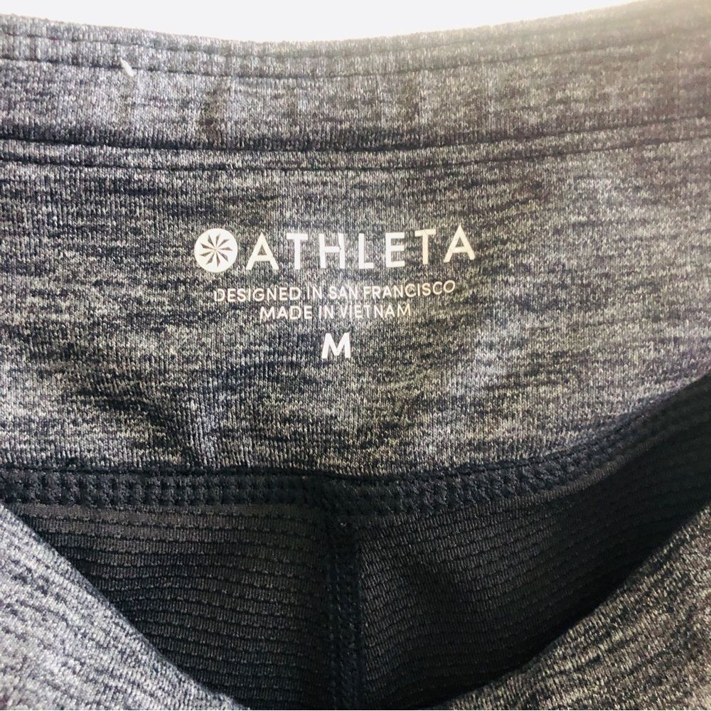 Athleta Women's Excursion Skort Heather Gray Pockets Travel Outdoor Size Medium - Picture 4 of 5
